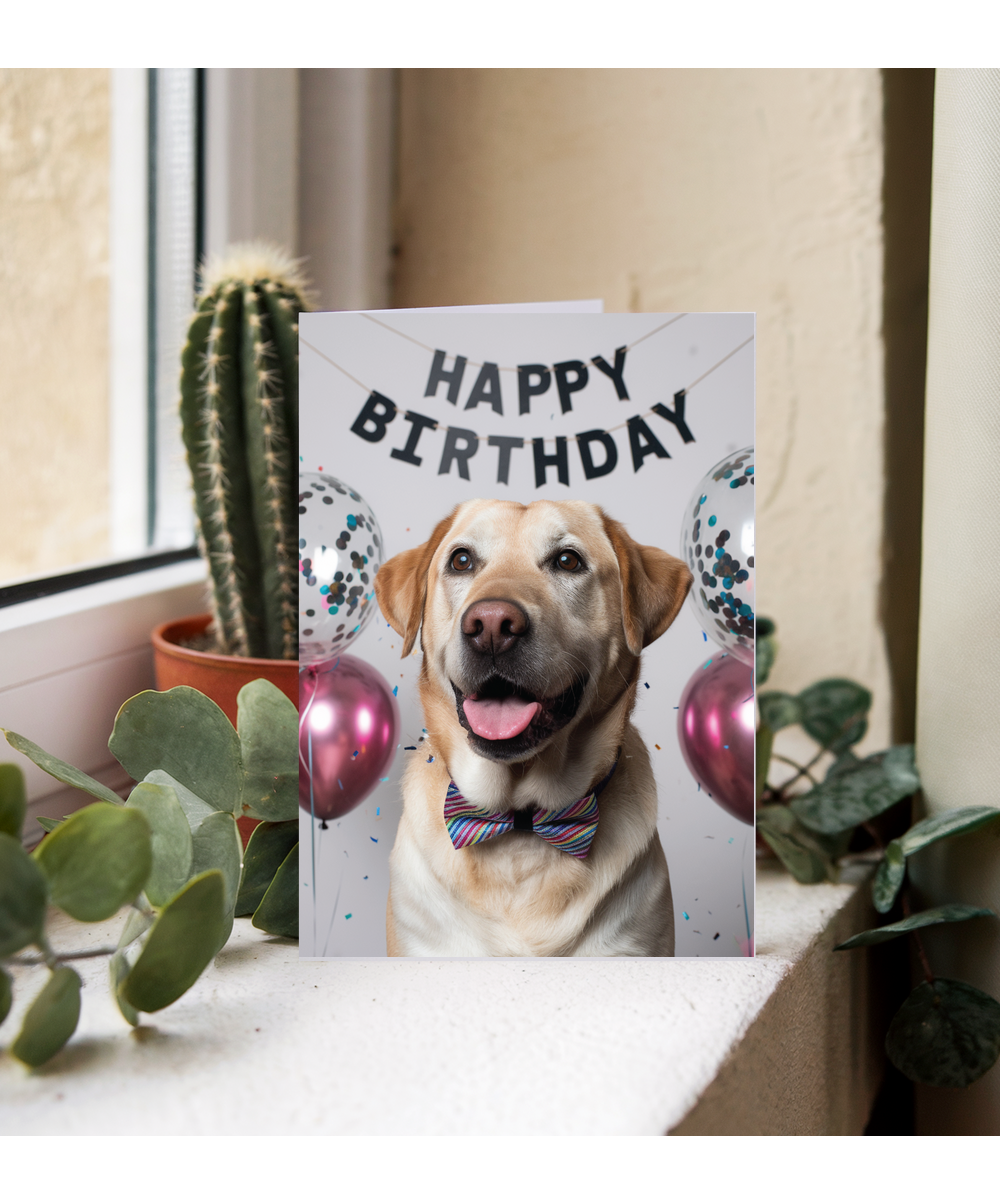 Golden Labdrador Happy birthday