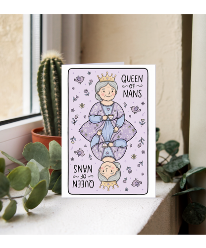 Queen of nans mother's day Happy Birthday