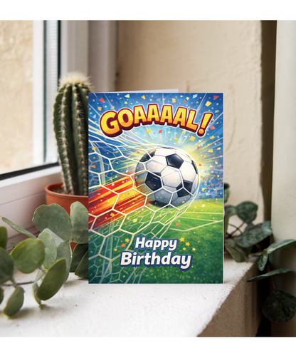 Happy Birthday Football Goal