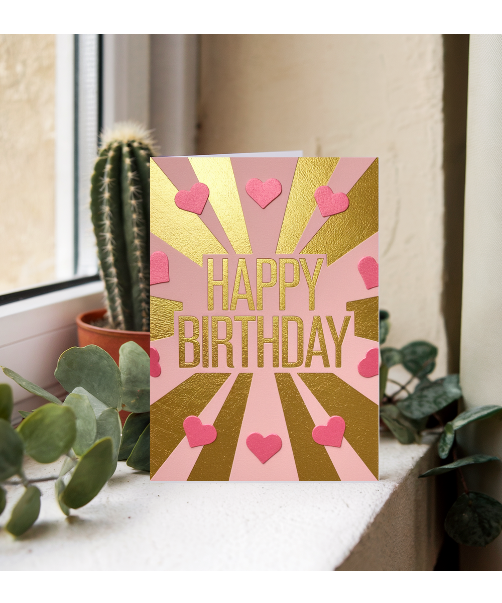 Glamorous Gold and Pink Design