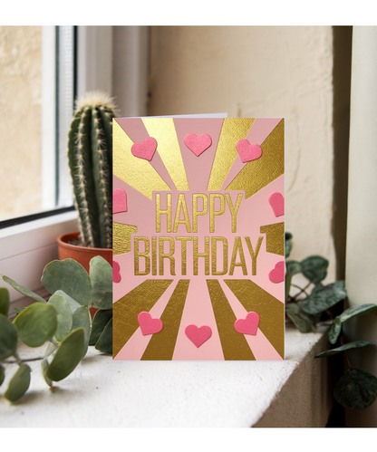 Glamorous Gold and Pink Design