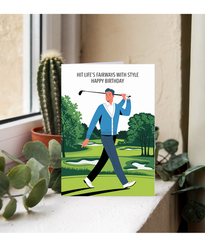 Hit Life’s Fairways with Style Happy Birthday