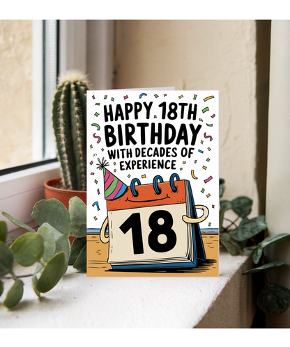 Happy 18th Birthday with Decades of Experience
