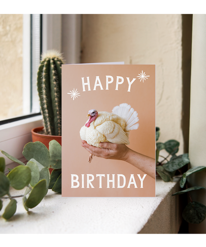 Happy Birthday Card Mini Turkey glamorous