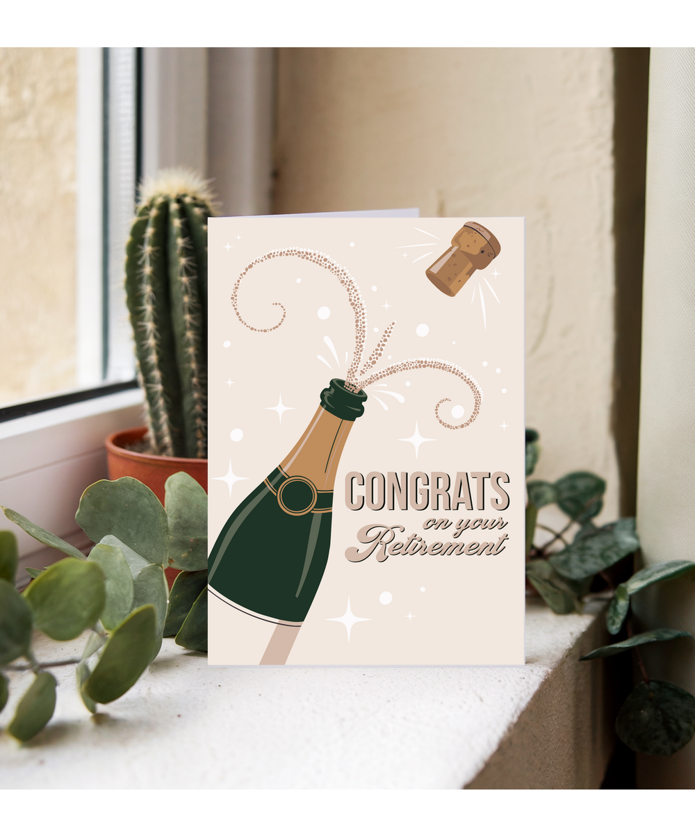 Congrats on your Retirement champaign