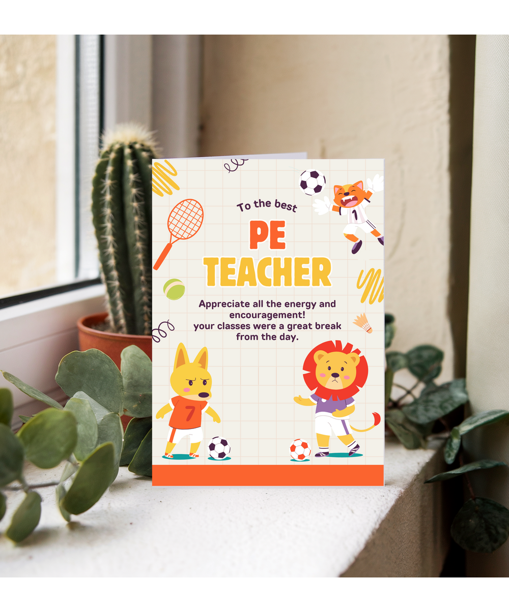 To the best pe teacher