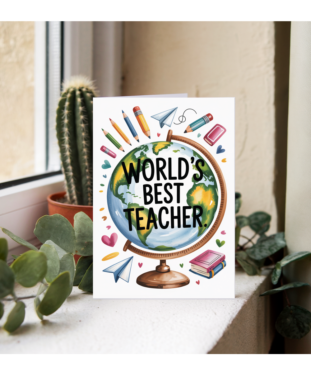 Best Teacher Ever Globe