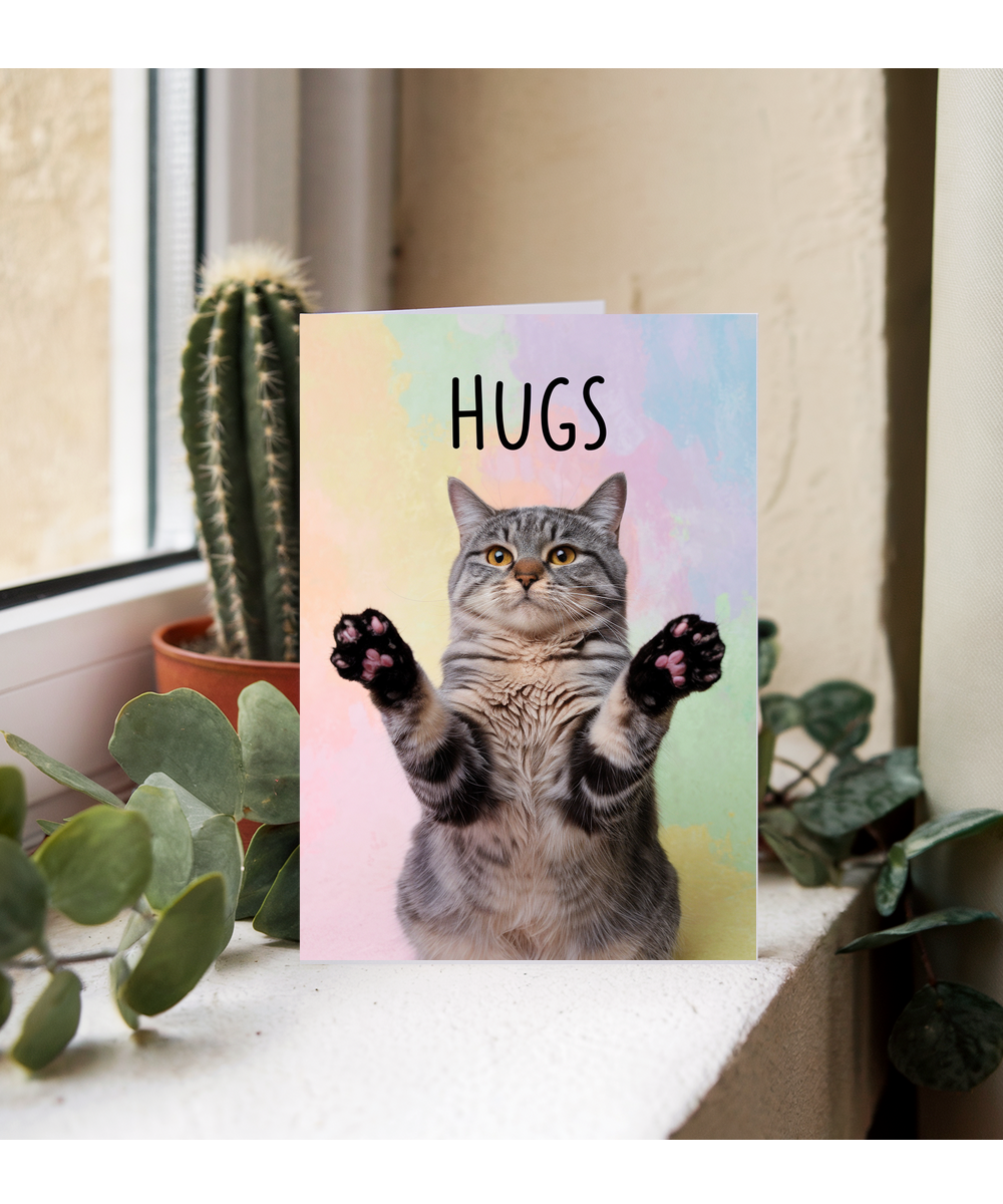 Hugs with Cat Giving a Hug