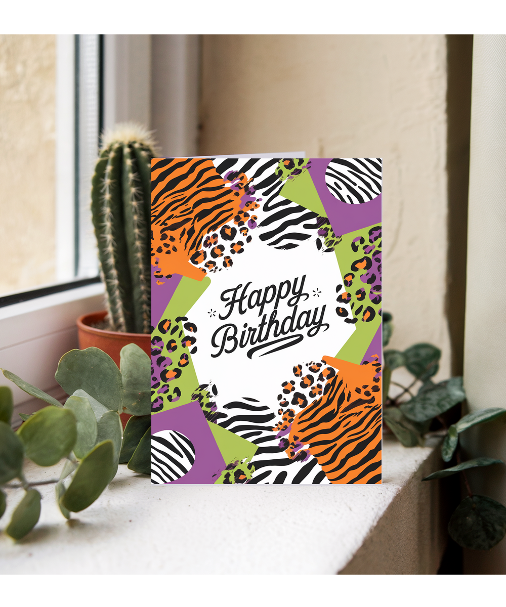 Abstract Animal Prints in Bright Colors