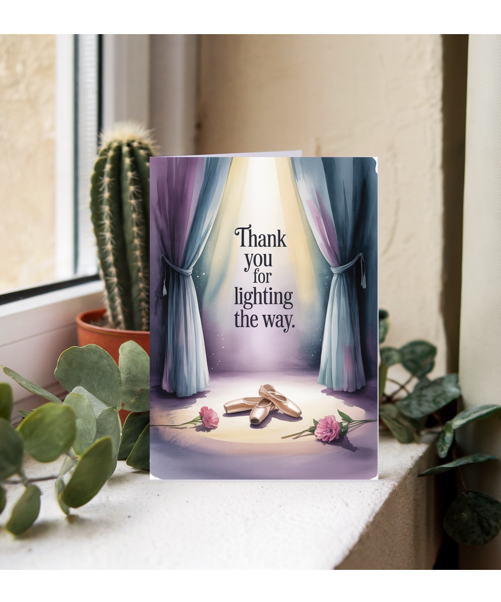 Thank you for lighting the way