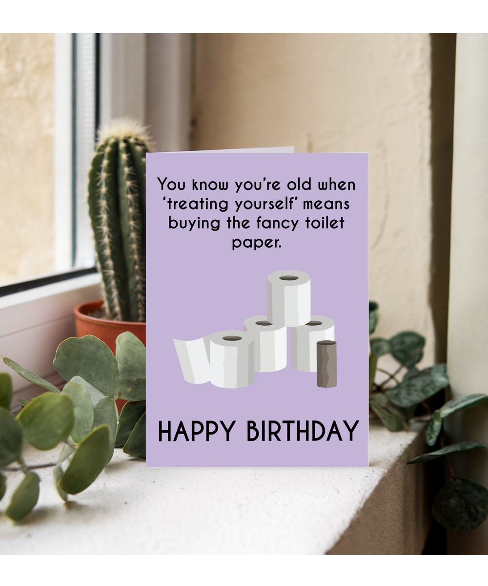 You know you’re old when ‘treating yourself’