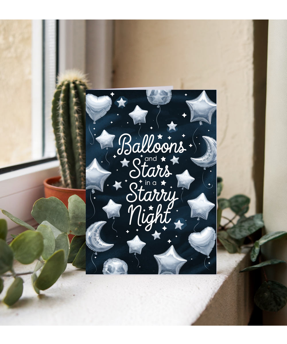 Balloons and Stars in a Starry Night