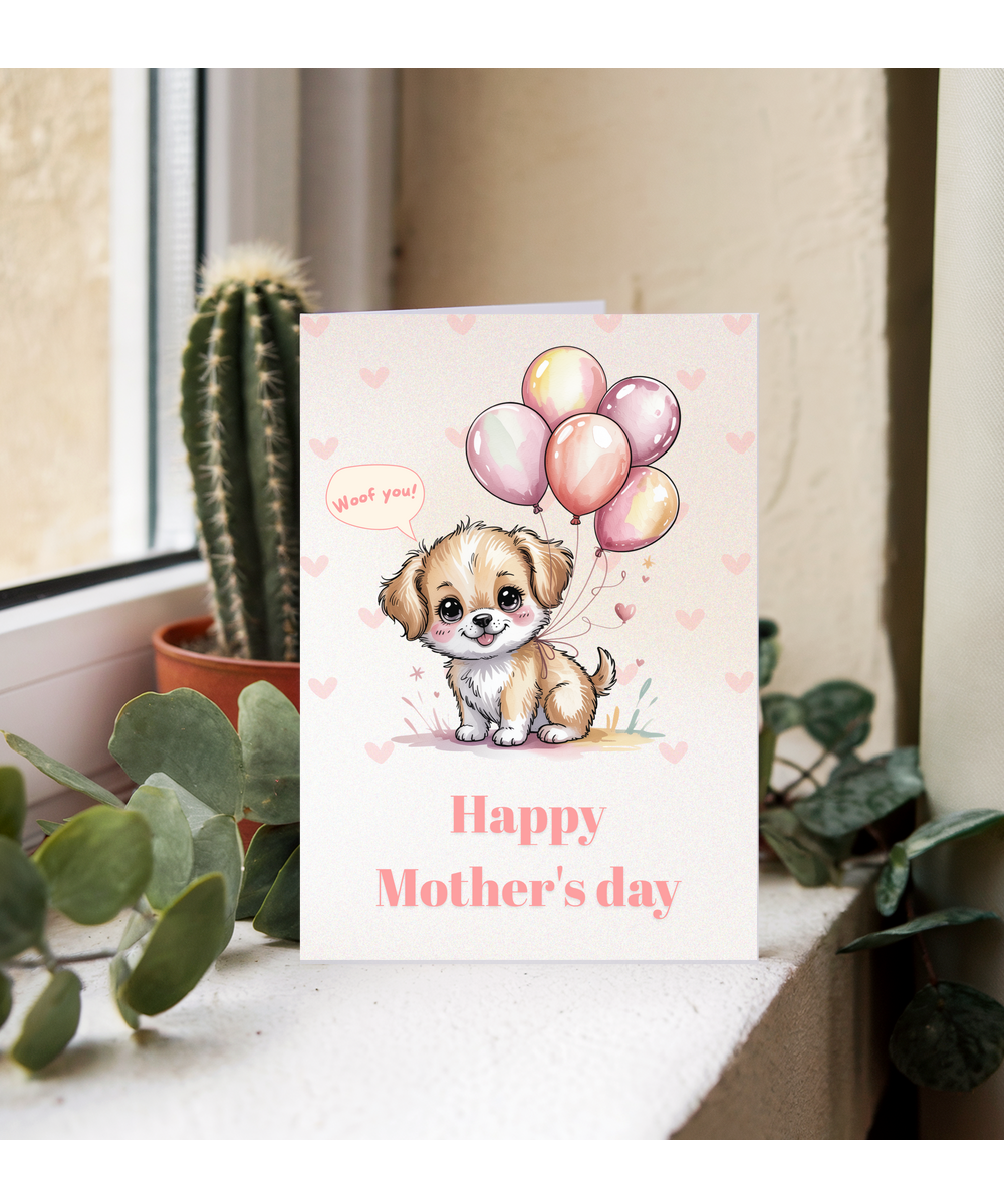 I woof you happy mother's day dog mum