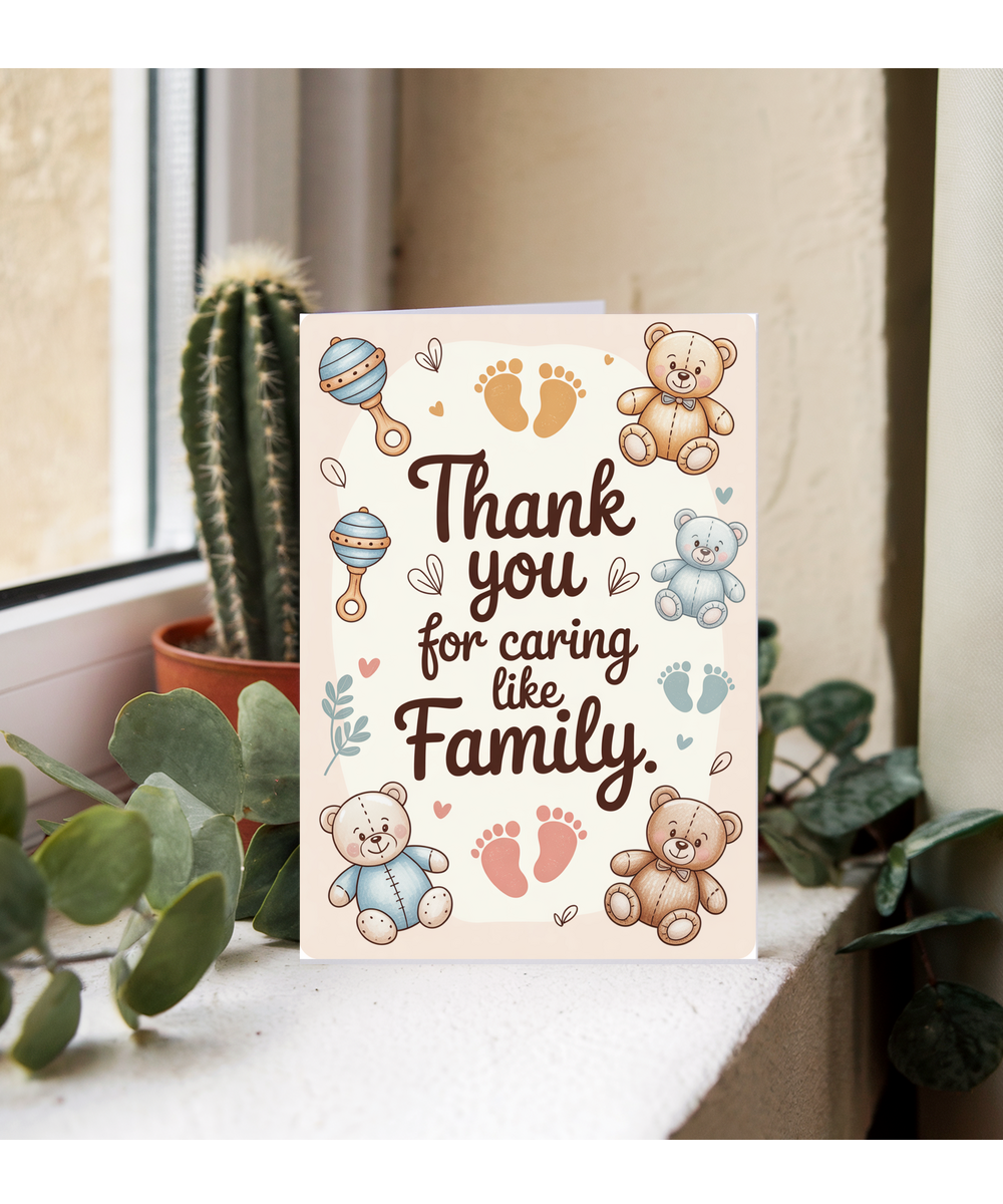 Thank you for caring like family