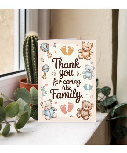 Thank you for caring like family