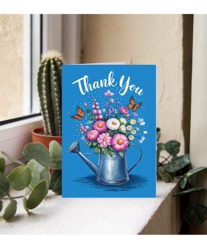 Thank You Watering Can Flower Bouquet