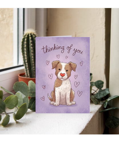 Thinking of You - Puppy with a Heart