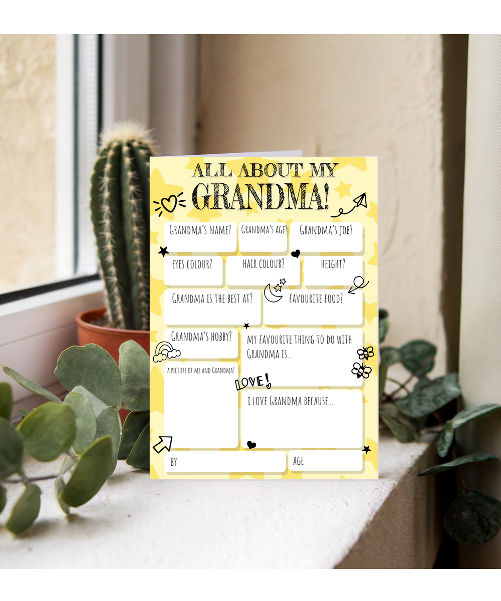 All about Grandma fill in