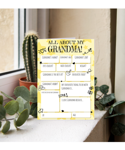 All about Grandma fill in