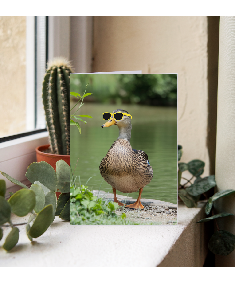 Duck in Bright Yellow Shades