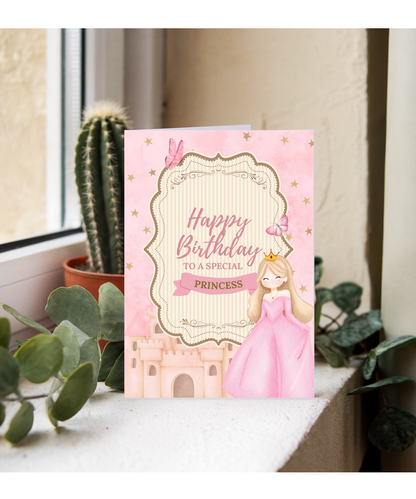 happy birthday card, to a special princess