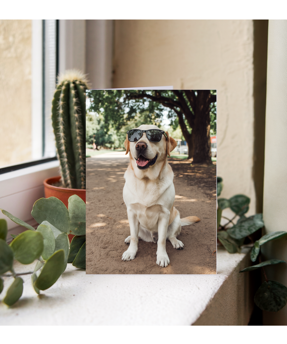 Dog with Wayfarers