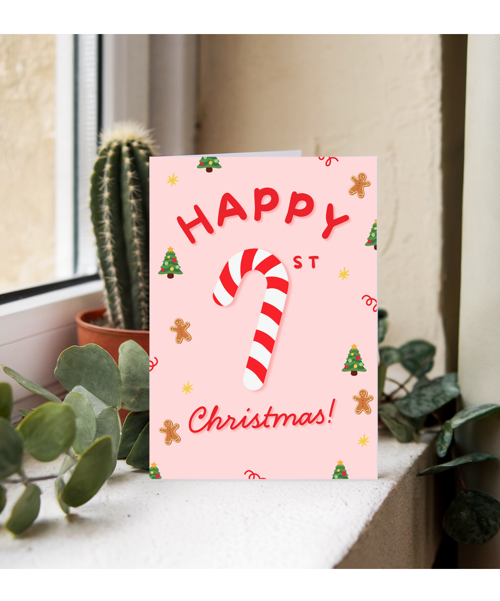 Happy candy cane First Christmas