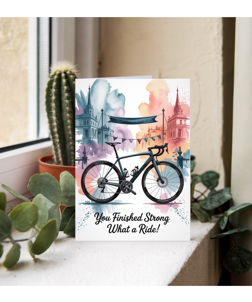 you finished strong, what a ride