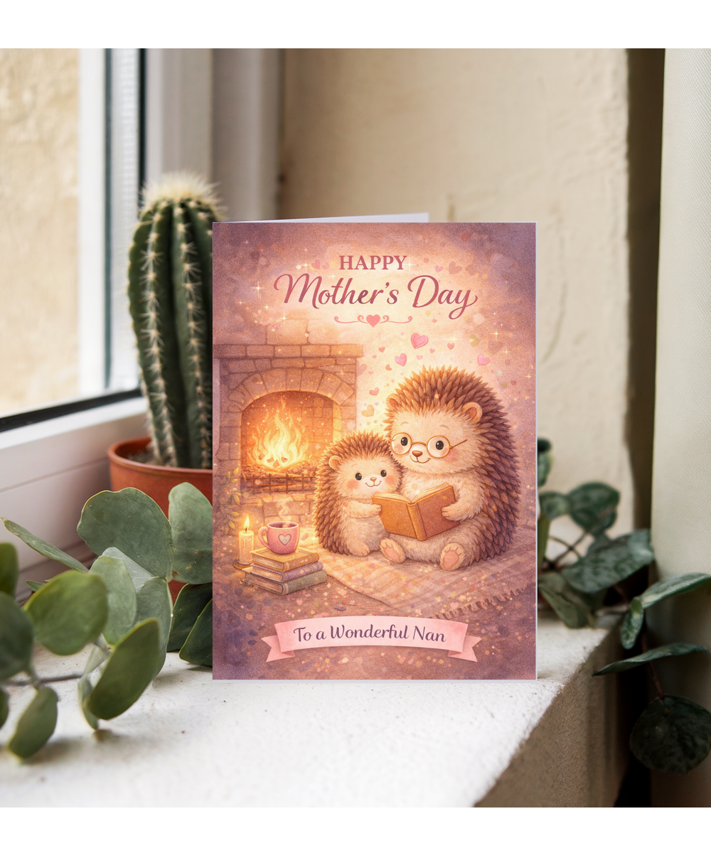 Happy Mother's day to a wonderful nan adorable hedgehog