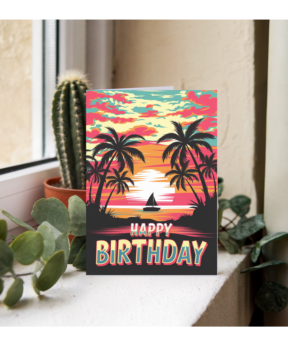Tropical Palms and Sunset Vibes