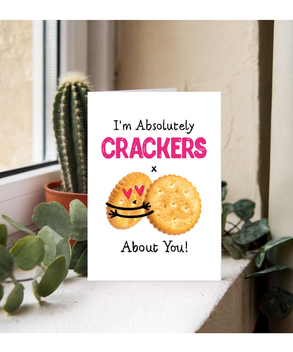 Fun Valentines Anniversary Card Im Absolutely Crackers About You