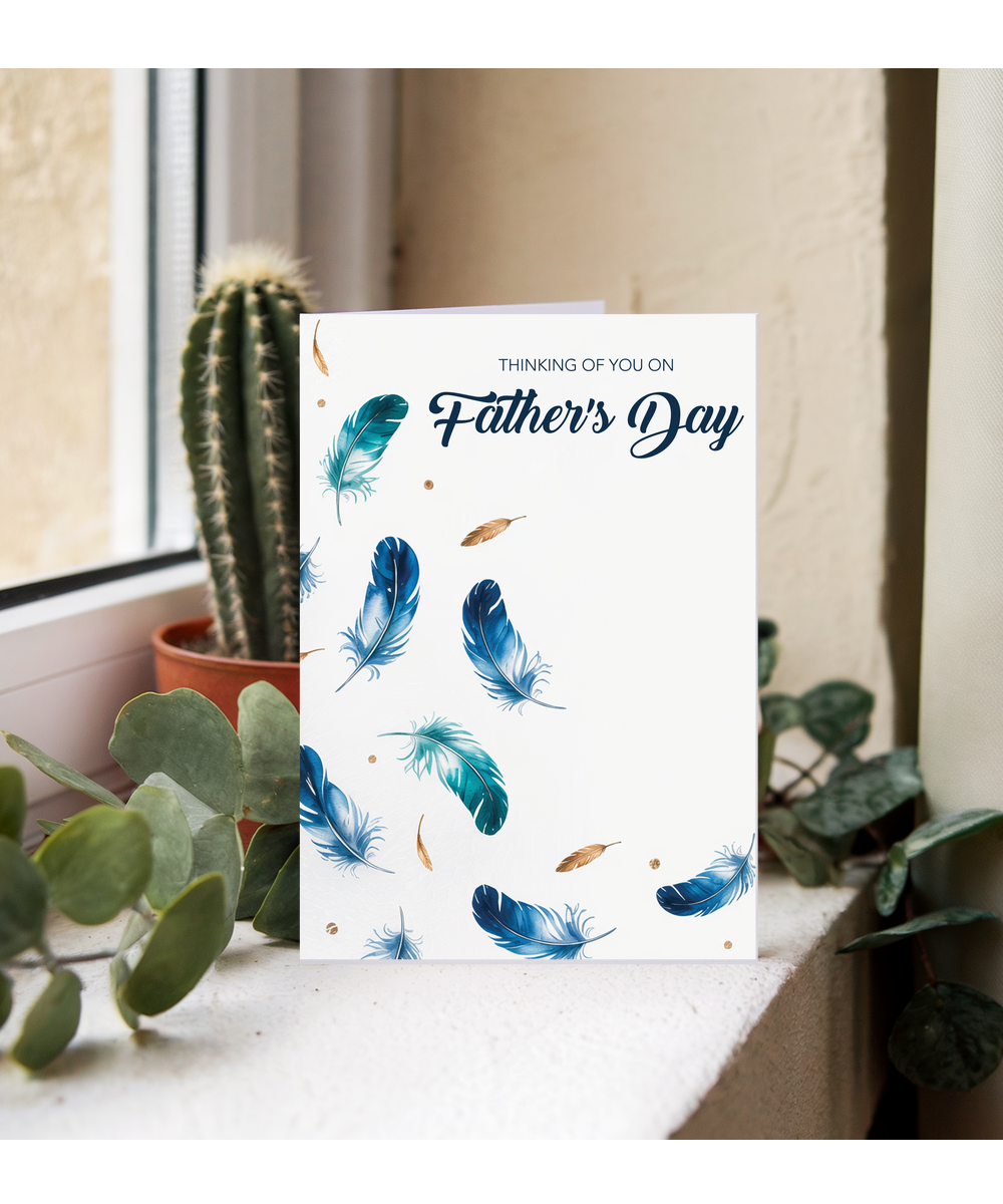 father's day thinking of you feathers