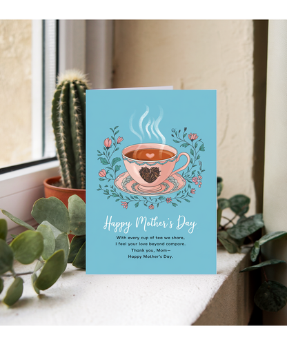 Mothers Day Card Love beyond compare Traditional poem