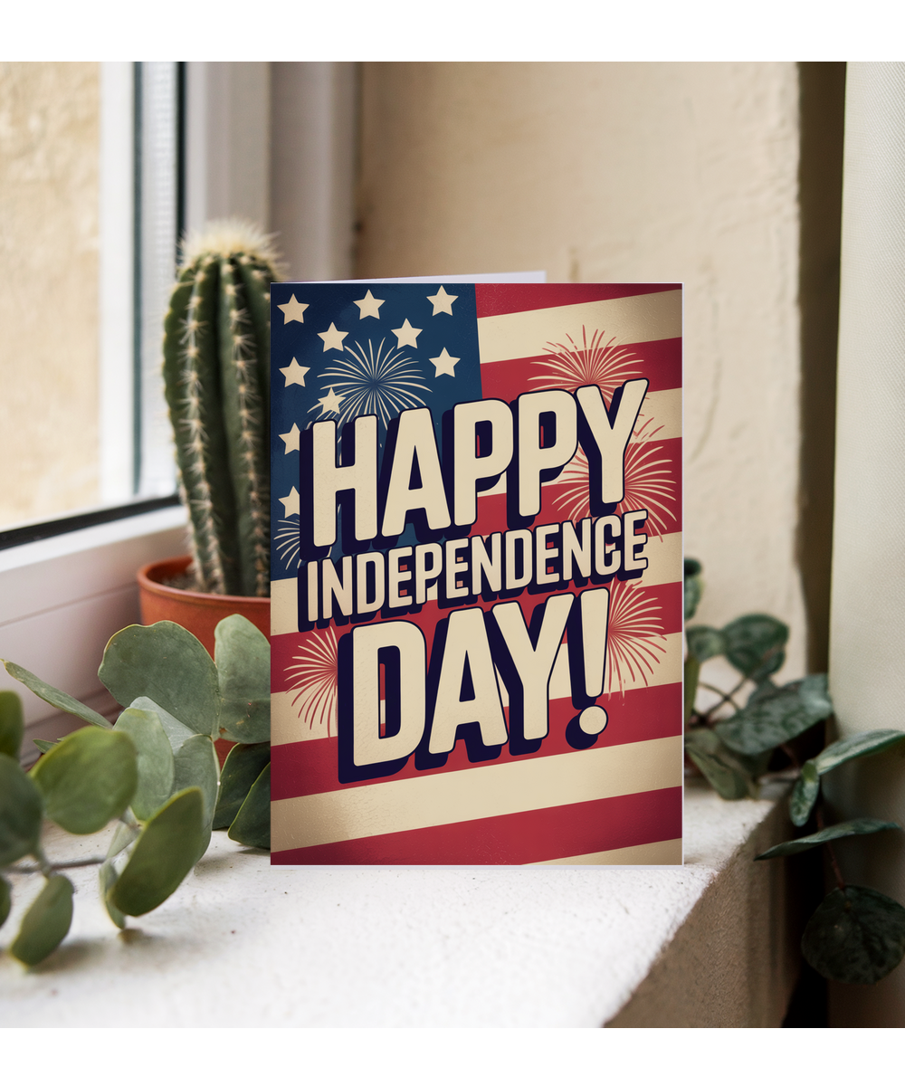 Happy Independance Day Flag