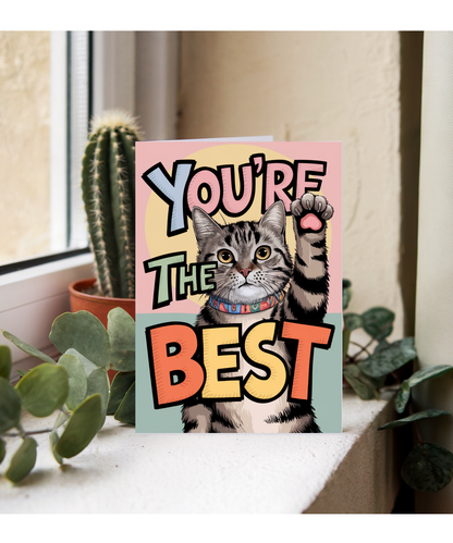 You're the Best - Cat Giving a High Five