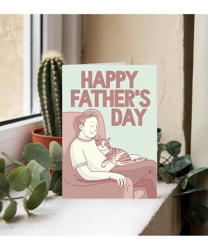 Happy Father's Day - Cat and Dad