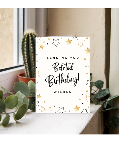 sending you belated birthday wishes
