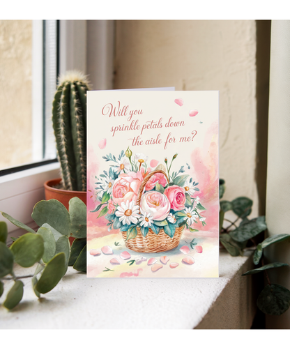 will you sprinkle petals down the aisle