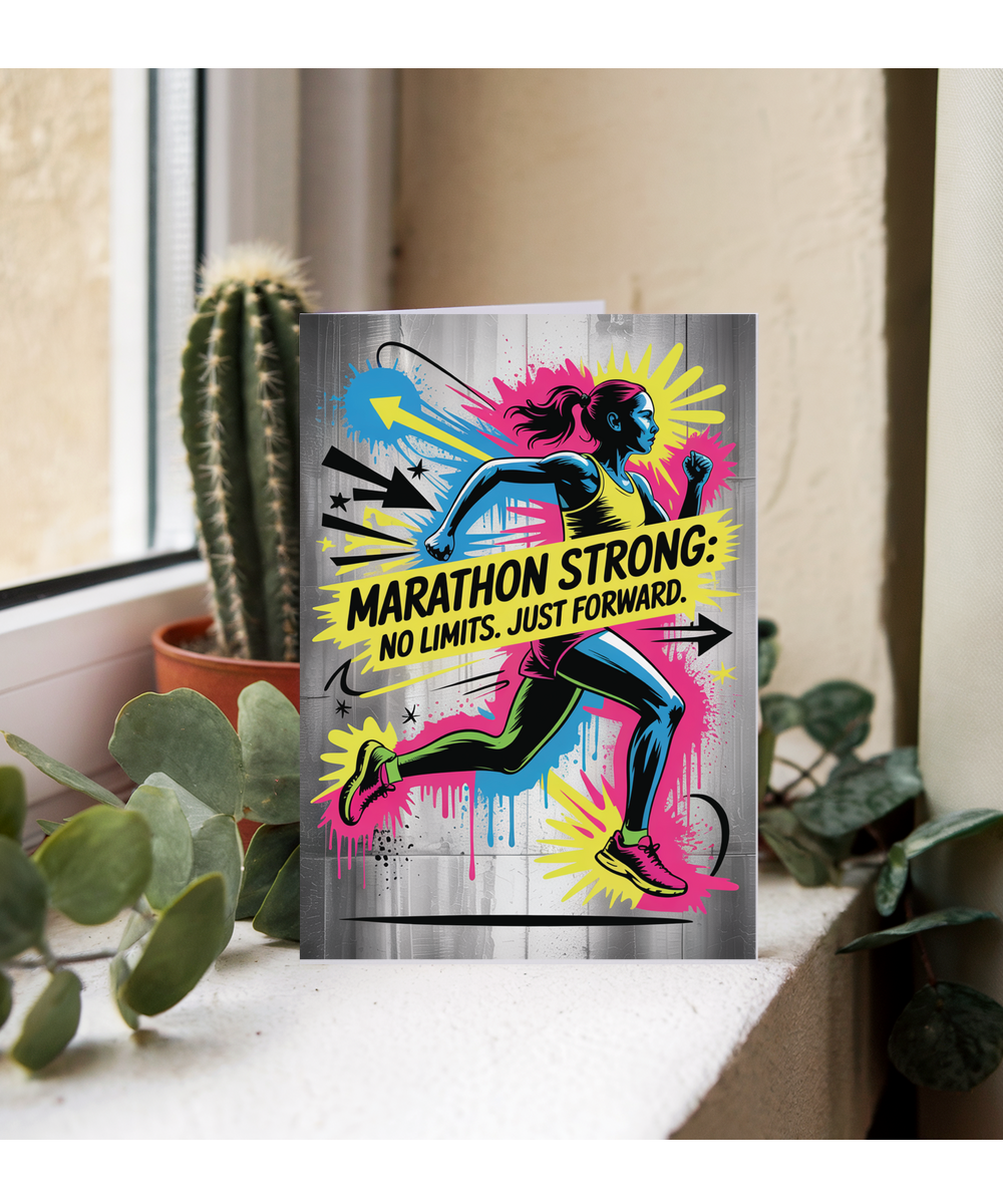 marathon strong Graffiti Style