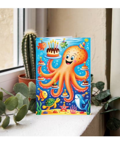 Kids Birthday Octopus sealife