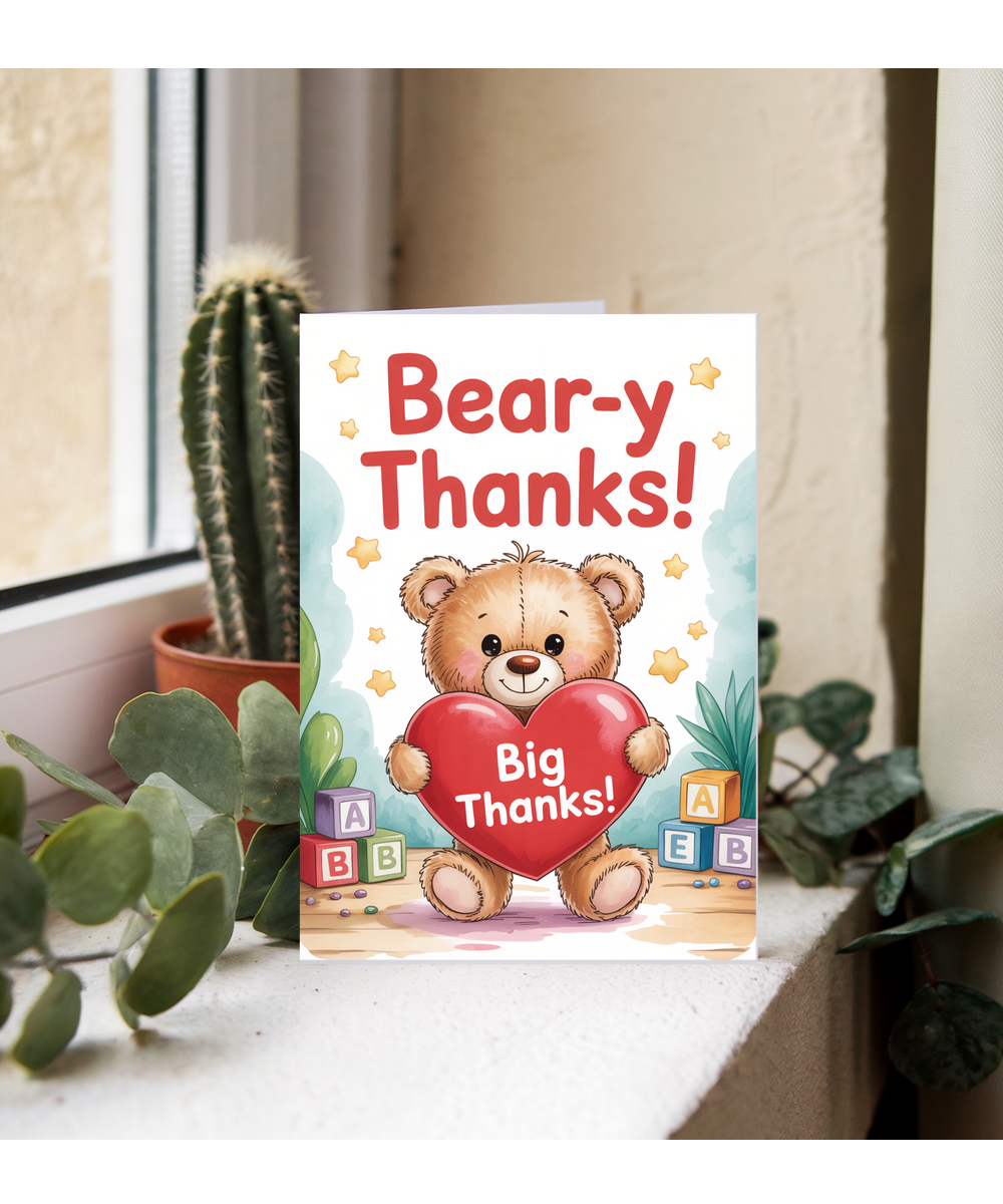 Nursery teacher Beary big hug
