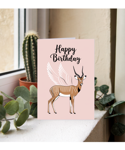 Birthday Card Impala with wings