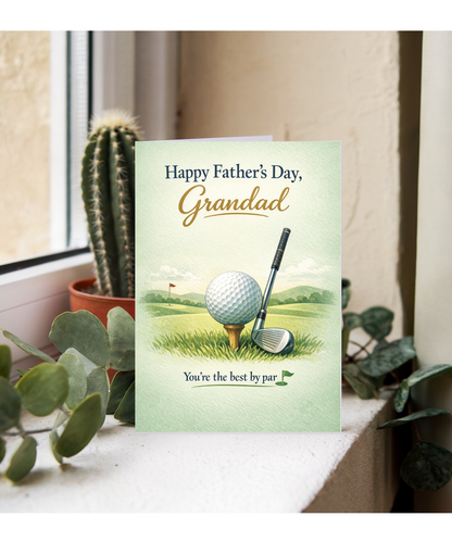 Happy Father's day grandad, You're the best by par
