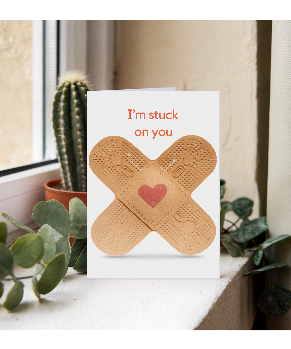 I’m stuck on you Greeting Card