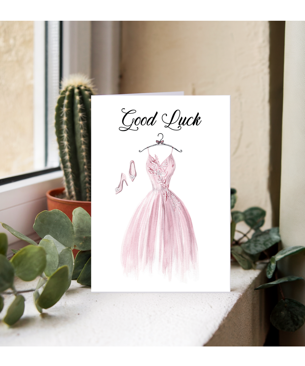 Good Luck Card for Dance Exams Performances Shows Competitions