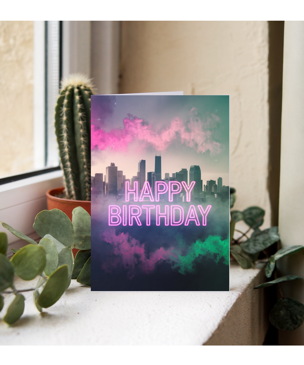 Hazy Mist of Neon Colors