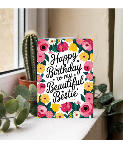 Happy Birthday to My Beautiful Bestie Design