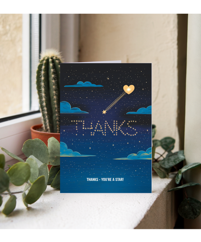 Thank you Card You're a Star