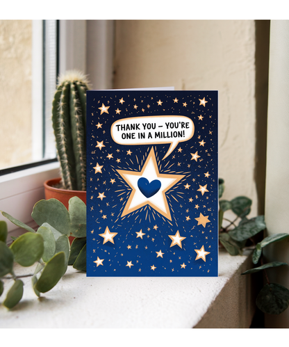 Thank You Card You're One in a Million