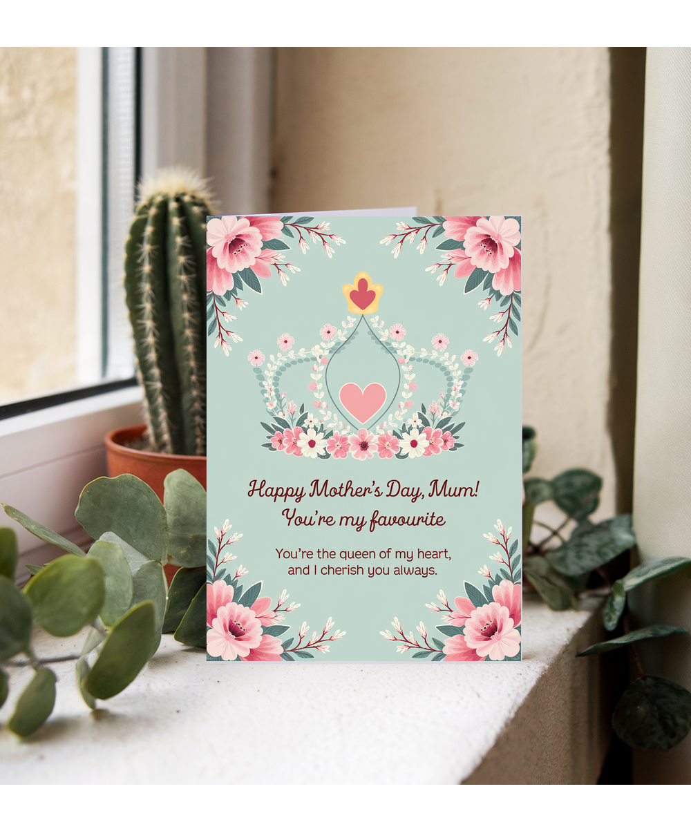 Mother's Day Card Mum You're My Favourite